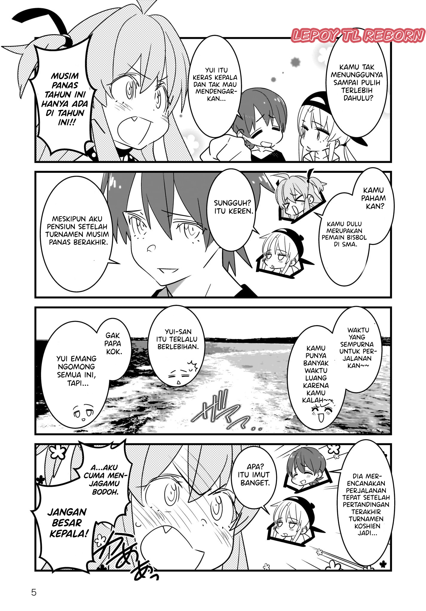 Angel Beats! Spin-off!!: Tabisuru Tenshi-chan Chapter 6.1 - halaman 6