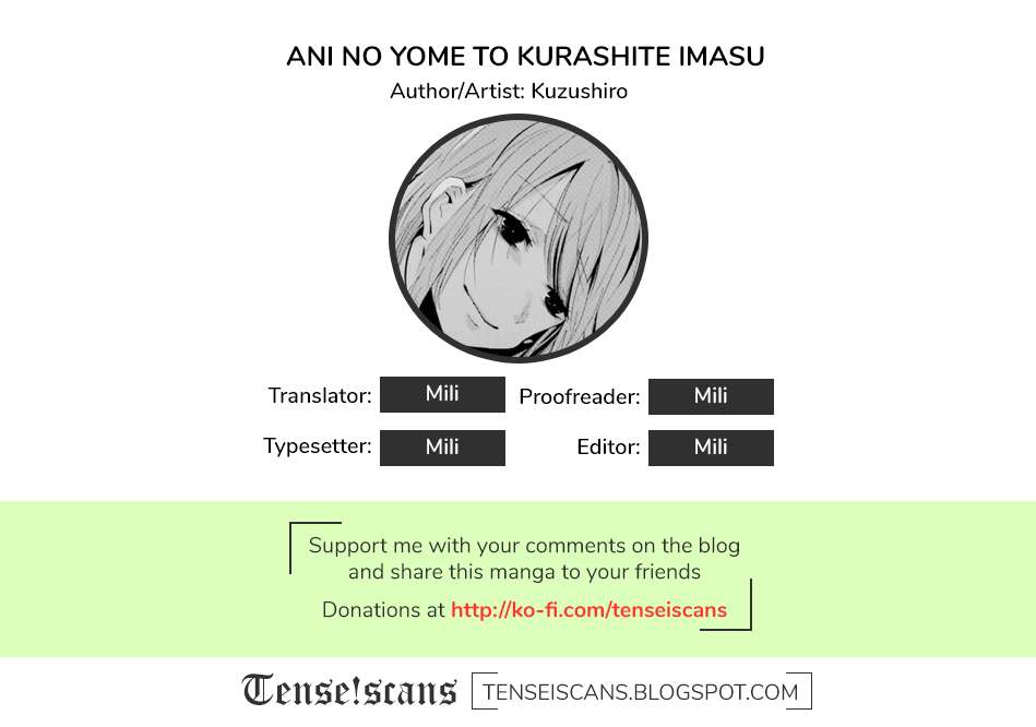 Ani no Yome to Kurashiteimasu. Chapter 10 - halaman 1