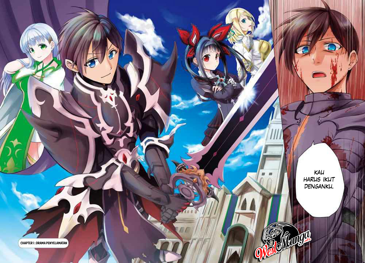 Ankoku Kishi no Ore desu Ga Saikyou no Seikishi wo Mezashimasu Chapter 1.1 - halaman 6