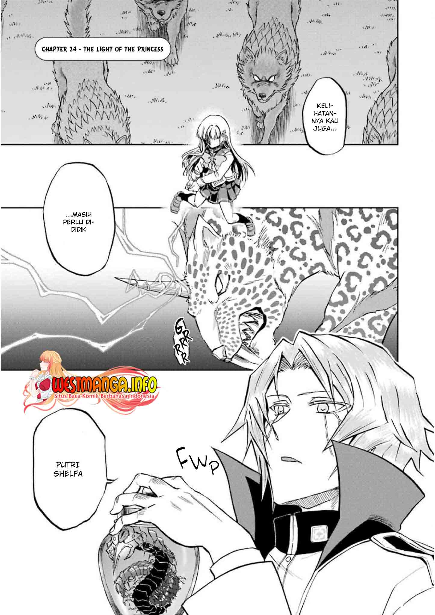 Ankoku Kishi no Ore desu Ga Saikyou no Seikishi wo Mezashimasu Chapter 24 - halaman 2