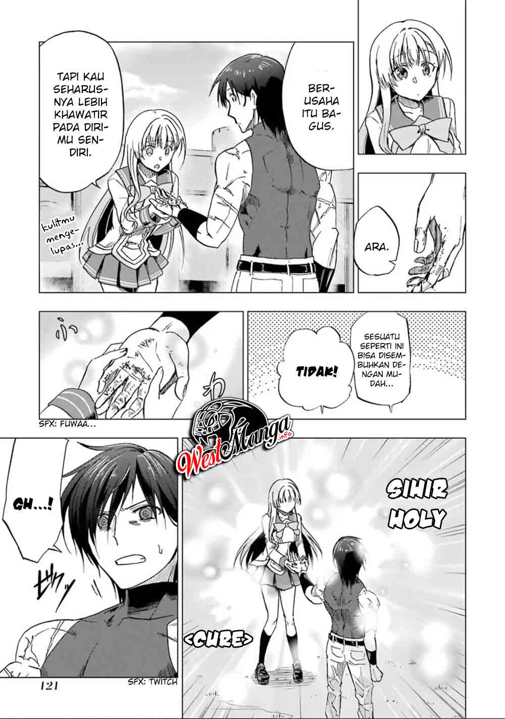 Ankoku Kishi no Ore desu Ga Saikyou no Seikishi wo Mezashimasu Chapter 3 - halaman 34