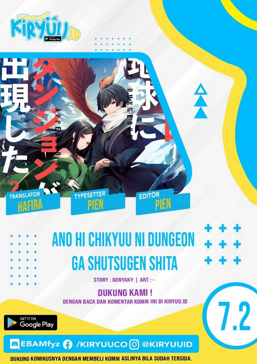 Ano Hi Chikyuu ni Dungeon ga Shutsugen shita Chapter 7.2 - halaman 1