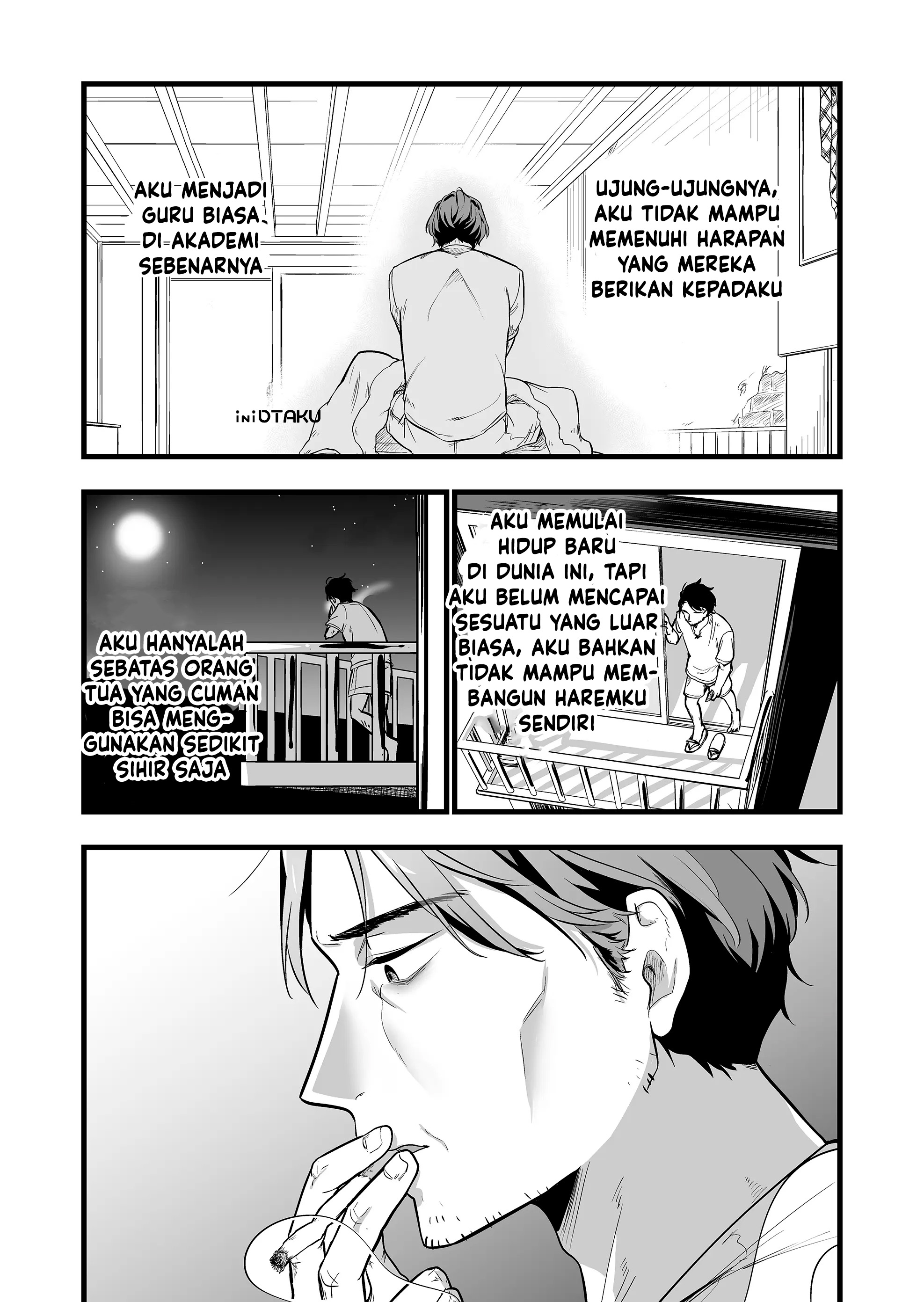 "Ano Toki Tasukete Itadaita Monster Musume desu.": Isekai Ossan Kyoushi Totsuzen no Moteki ni Konwaku suru Chapter 1 - halaman 32