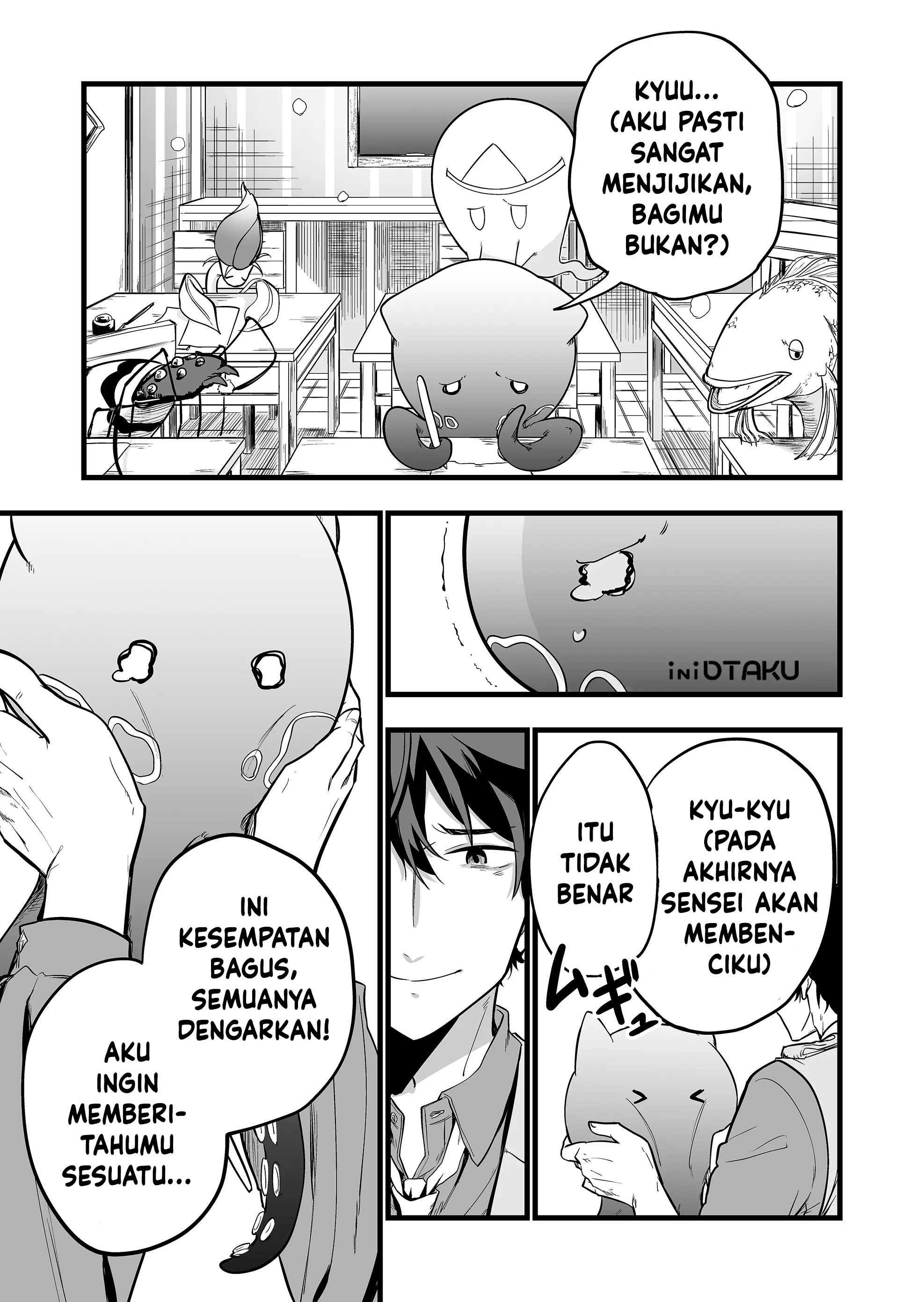 "Ano Toki Tasukete Itadaita Monster Musume desu.": Isekai Ossan Kyoushi Totsuzen no Moteki ni Konwaku suru Chapter 1 - halaman 4
