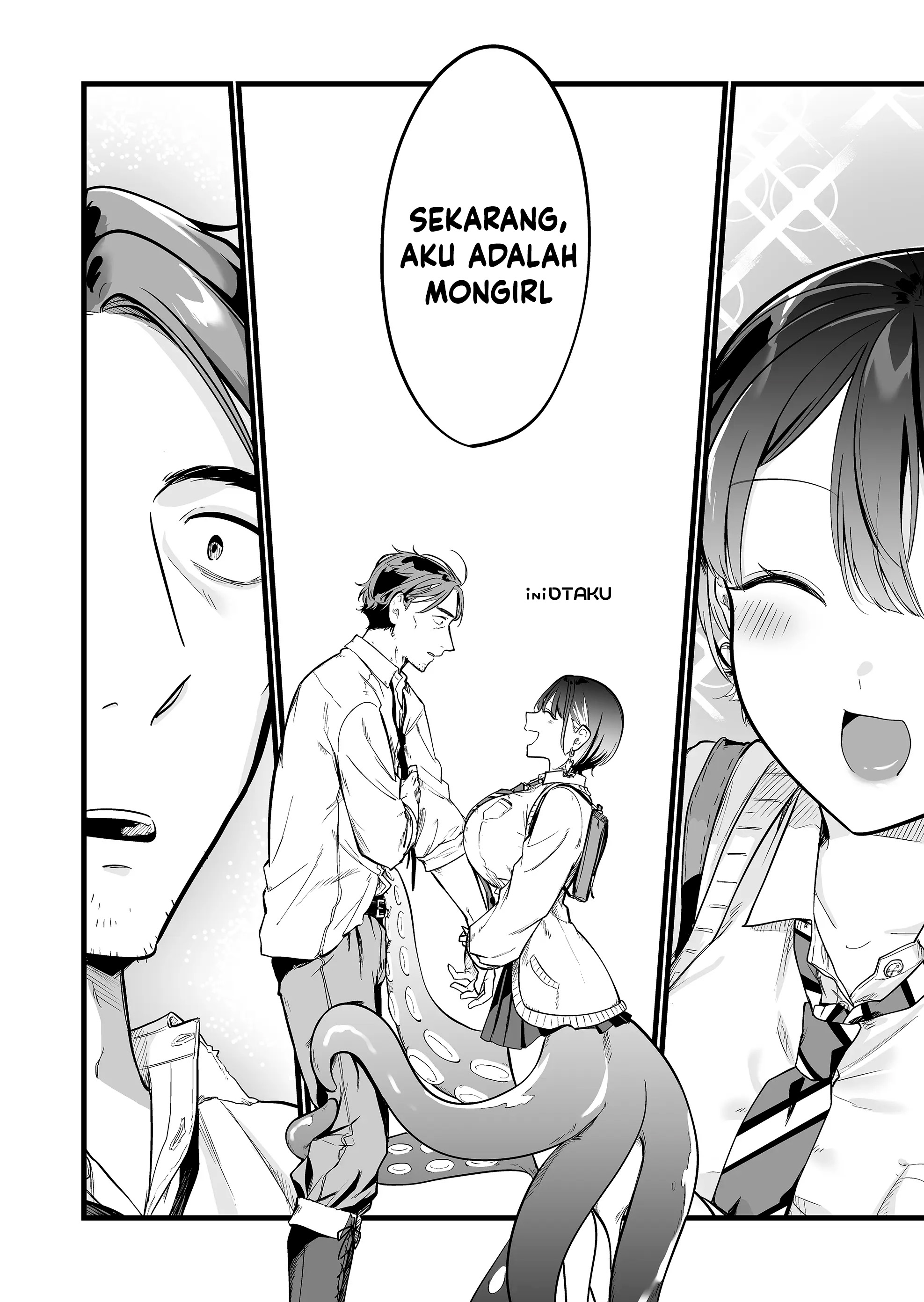 "Ano Toki Tasukete Itadaita Monster Musume desu.": Isekai Ossan Kyoushi Totsuzen no Moteki ni Konwaku suru Chapter 1 - halaman 45