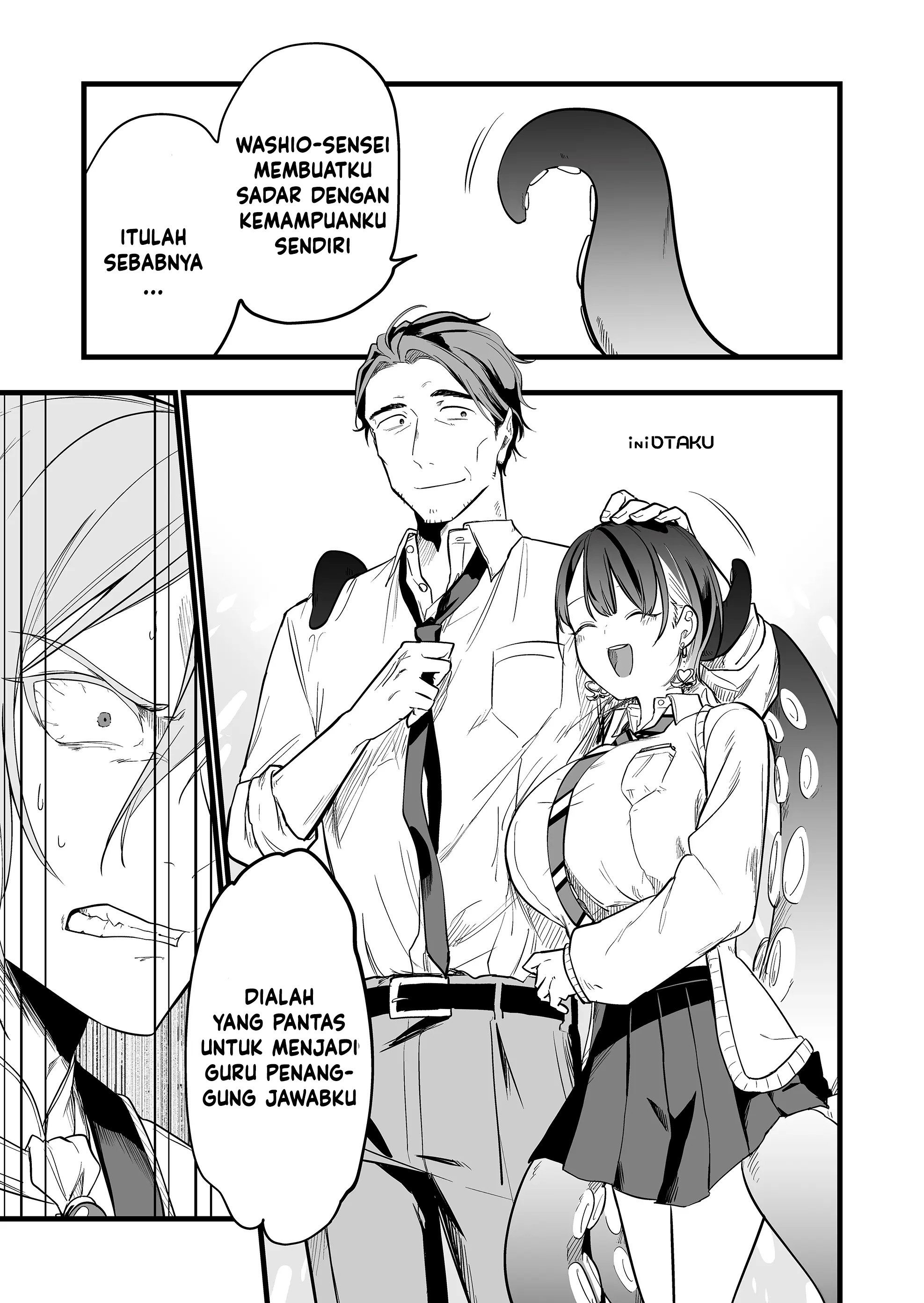 "Ano Toki Tasukete Itadaita Monster Musume desu.": Isekai Ossan Kyoushi Totsuzen no Moteki ni Konwaku suru Chapter 2 - halaman 28