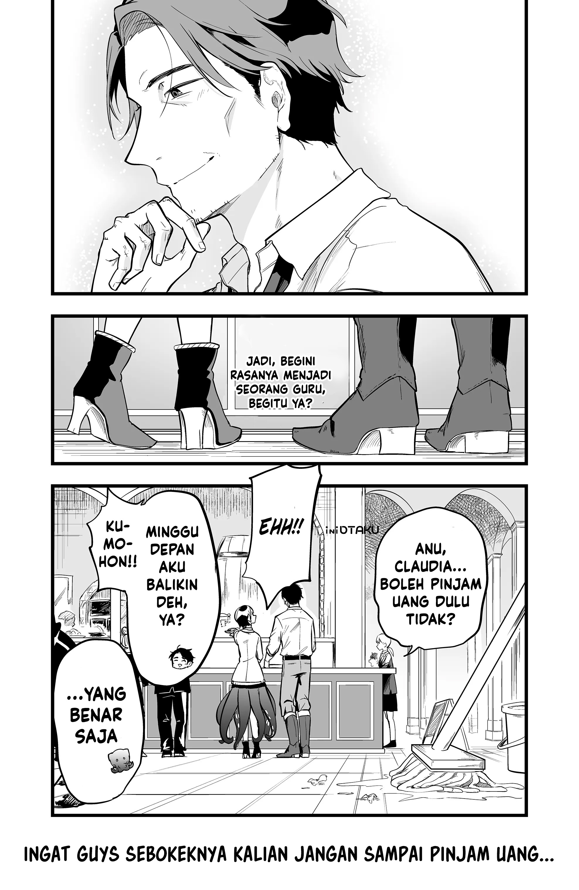"Ano Toki Tasukete Itadaita Monster Musume desu.": Isekai Ossan Kyoushi Totsuzen no Moteki ni Konwaku suru Chapter 2 - halaman 33