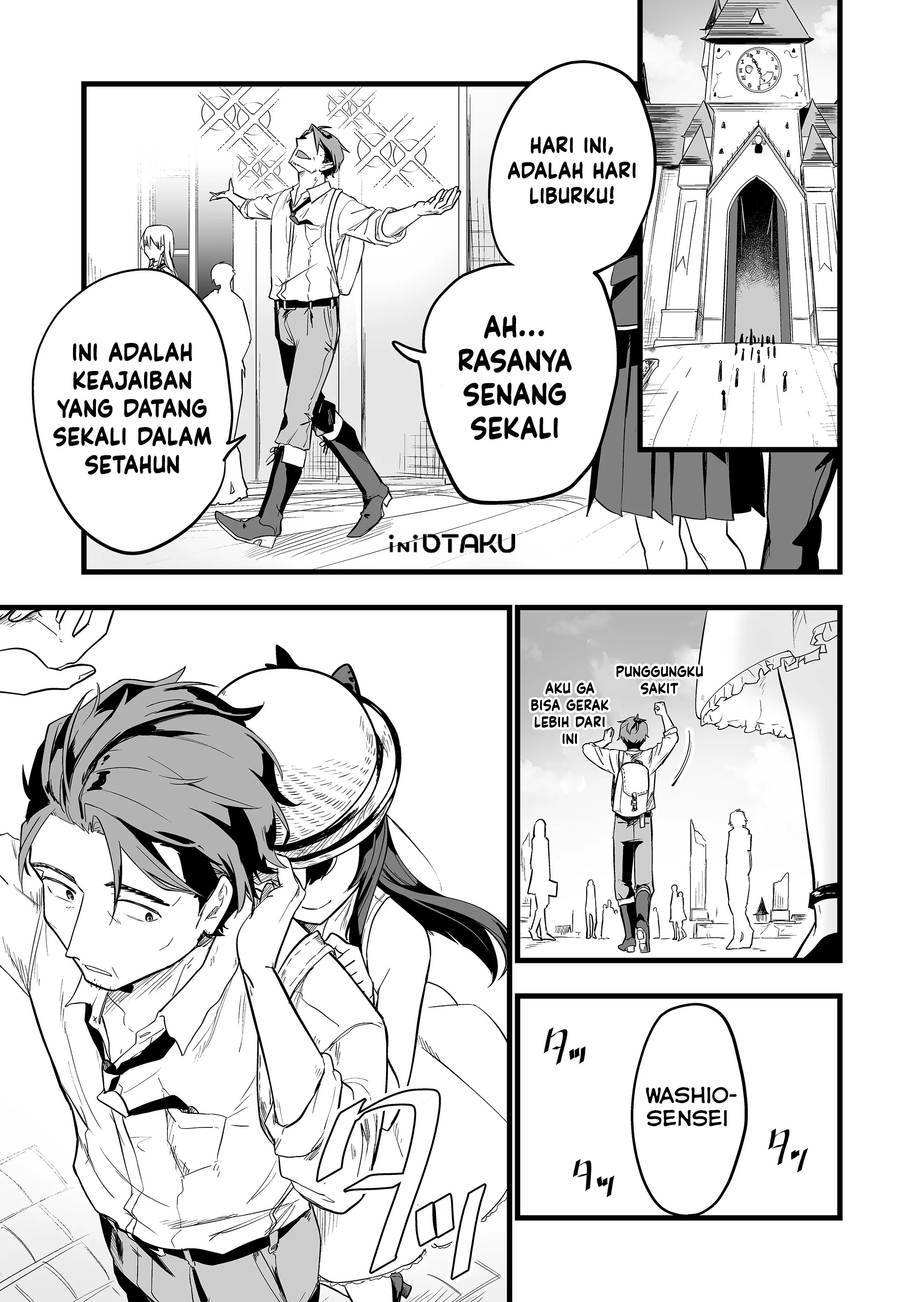 "Ano Toki Tasukete Itadaita Monster Musume desu.": Isekai Ossan Kyoushi Totsuzen no Moteki ni Konwaku suru Chapter 4 - halaman 2