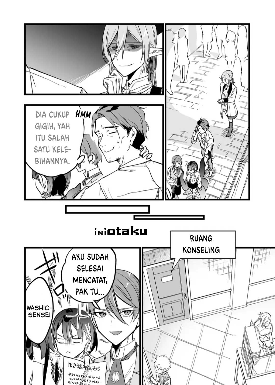 "Ano Toki Tasukete Itadaita Monster Musume desu.": Isekai Ossan Kyoushi Totsuzen no Moteki ni Konwaku suru Chapter 9 - halaman 13