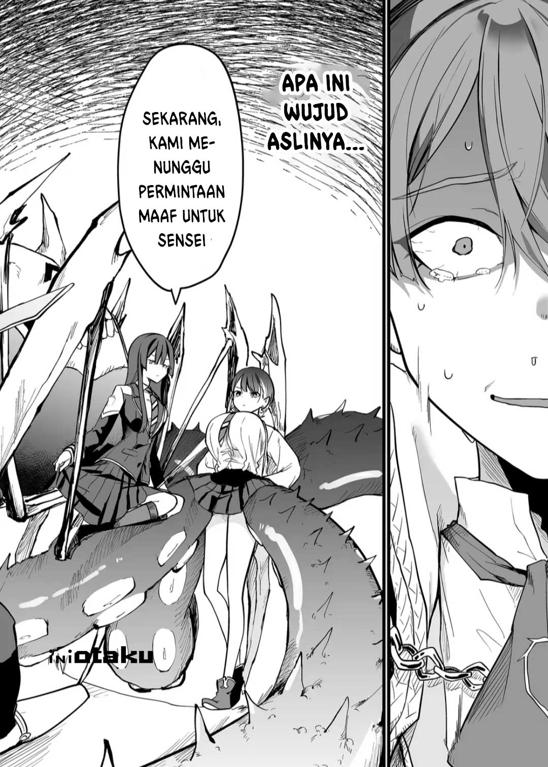 "Ano Toki Tasukete Itadaita Monster Musume desu.": Isekai Ossan Kyoushi Totsuzen no Moteki ni Konwaku suru Chapter 9 - halaman 3