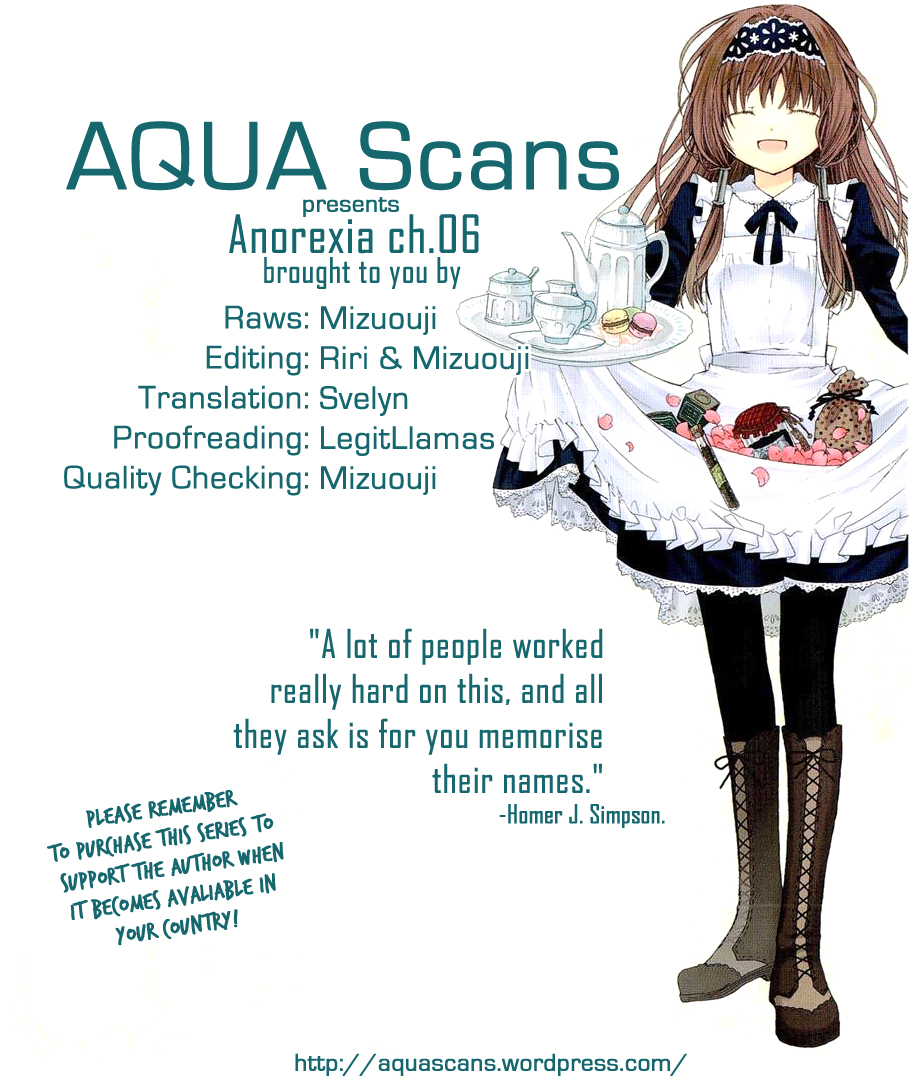 Anorexia: Shikabane Hanako wa Kyoshokushou Chapter 6 - halaman 31