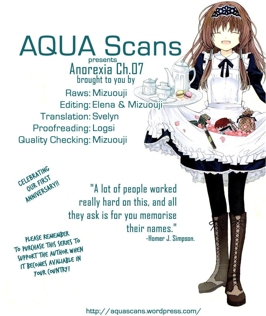 Anorexia: Shikabane Hanako wa Kyoshokushou Chapter 7 - halaman 27
