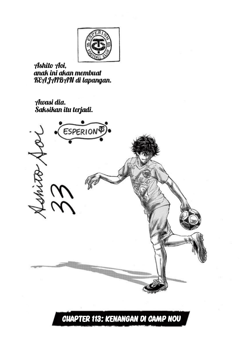 Ao Ashi Chapter 113 - halaman 2