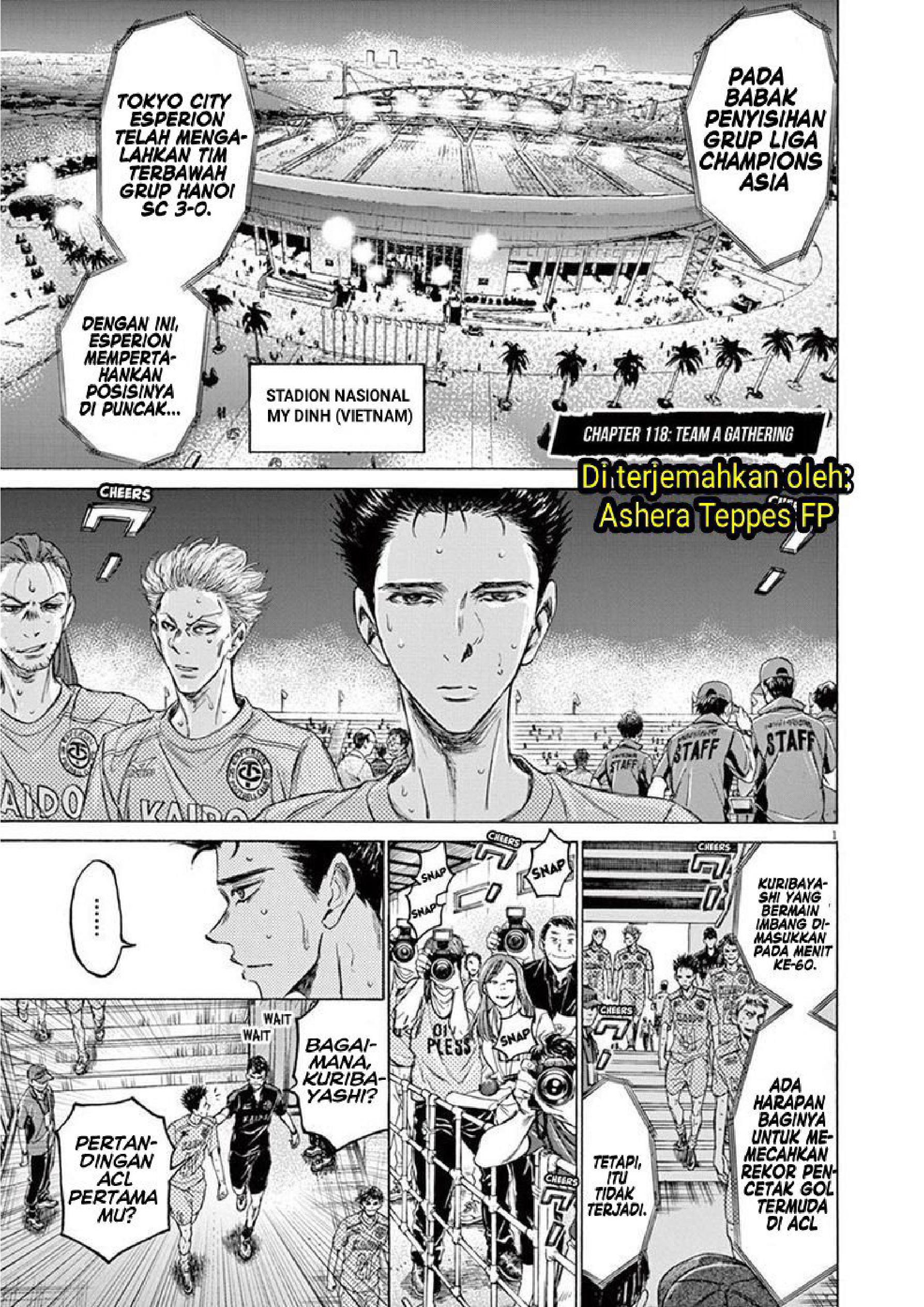 Ao Ashi Chapter 118 - halaman 2