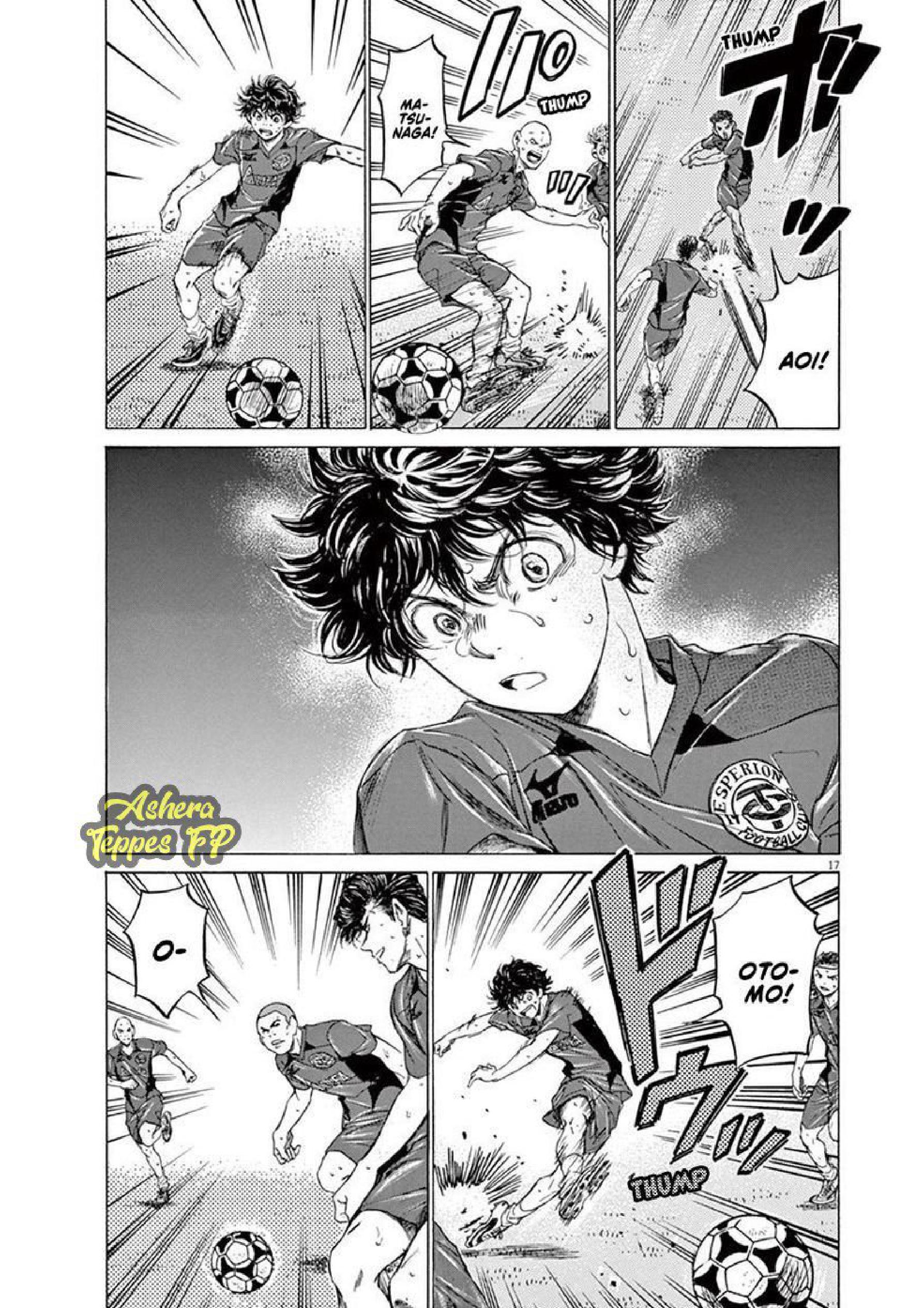 Ao Ashi Chapter 119 - halaman 17