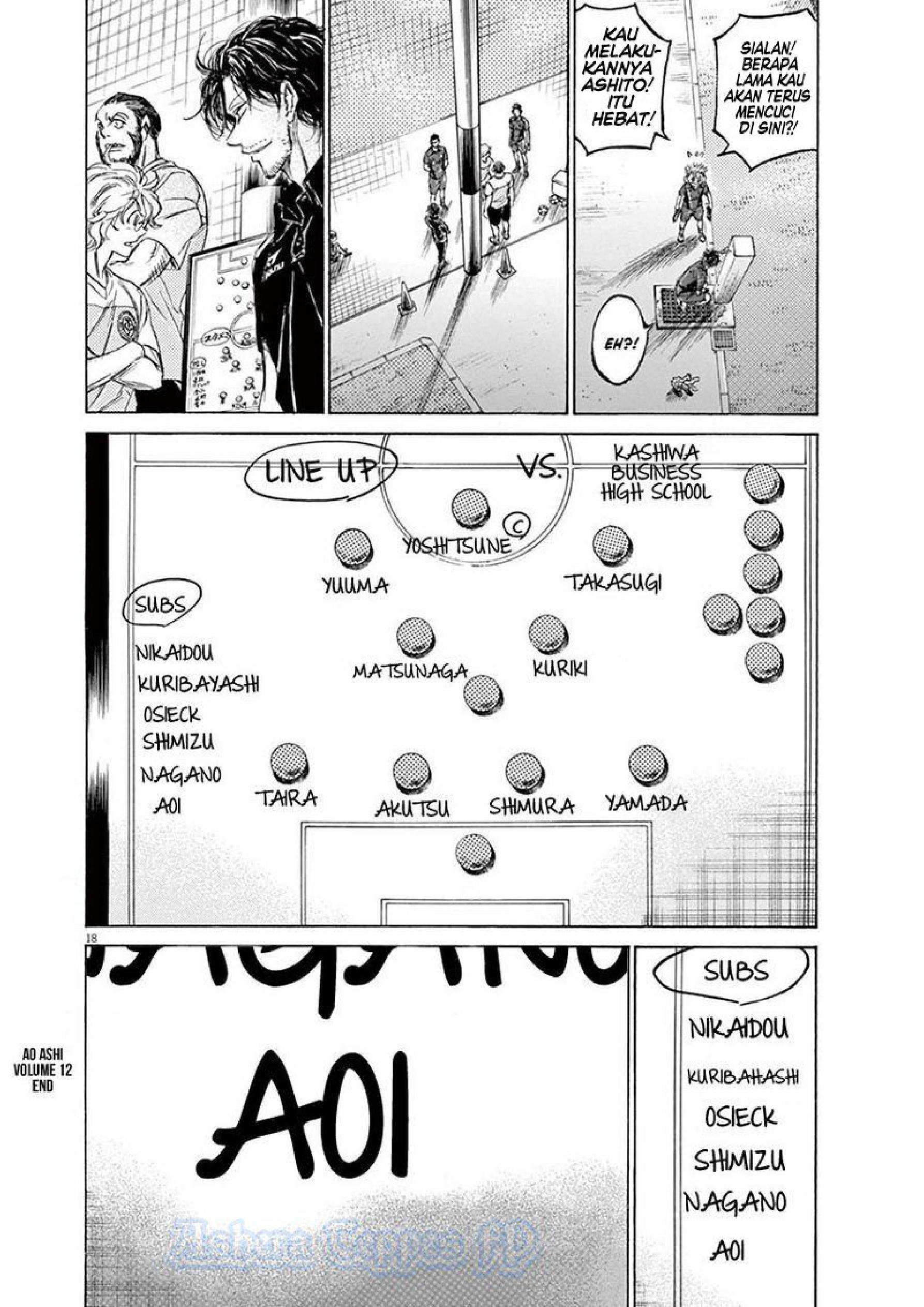 Ao Ashi Chapter 125 - halaman 20