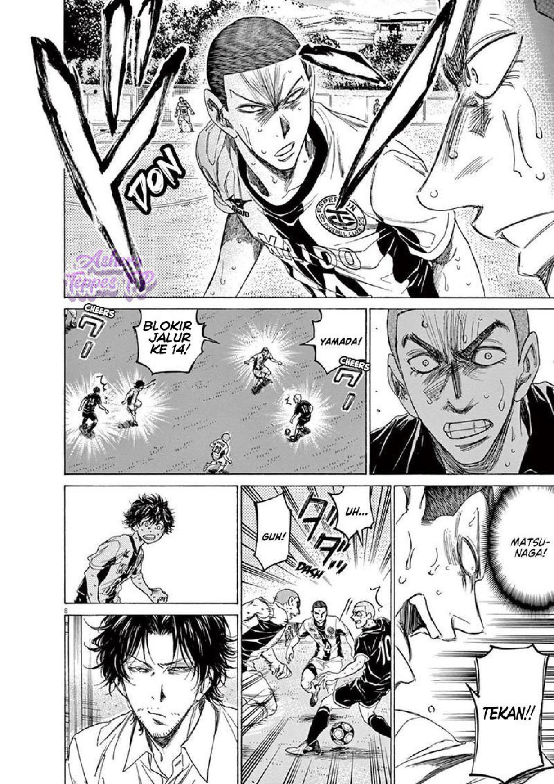 Ao Ashi Chapter 131 - halaman 9