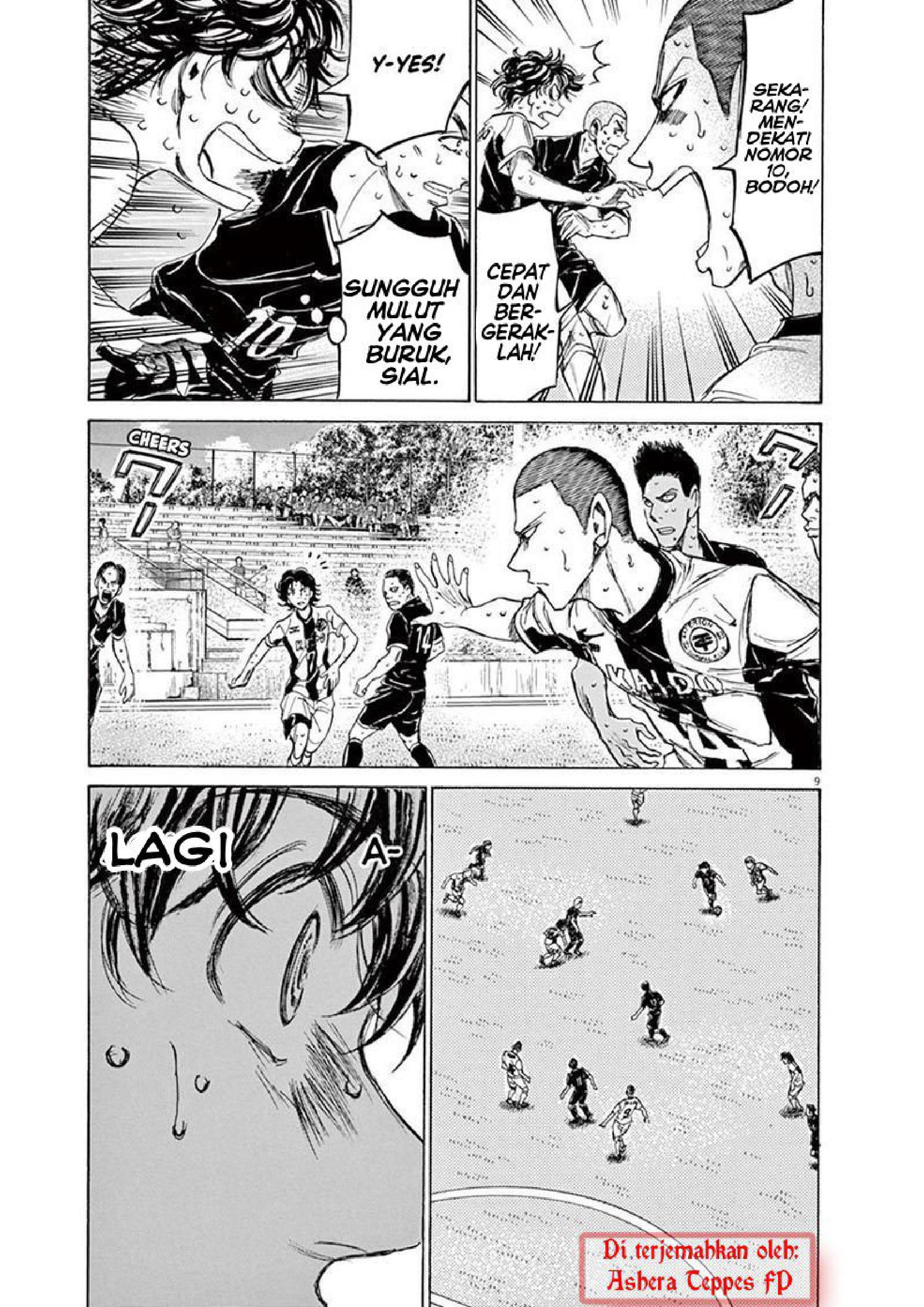 Ao Ashi Chapter 133 - halaman 10