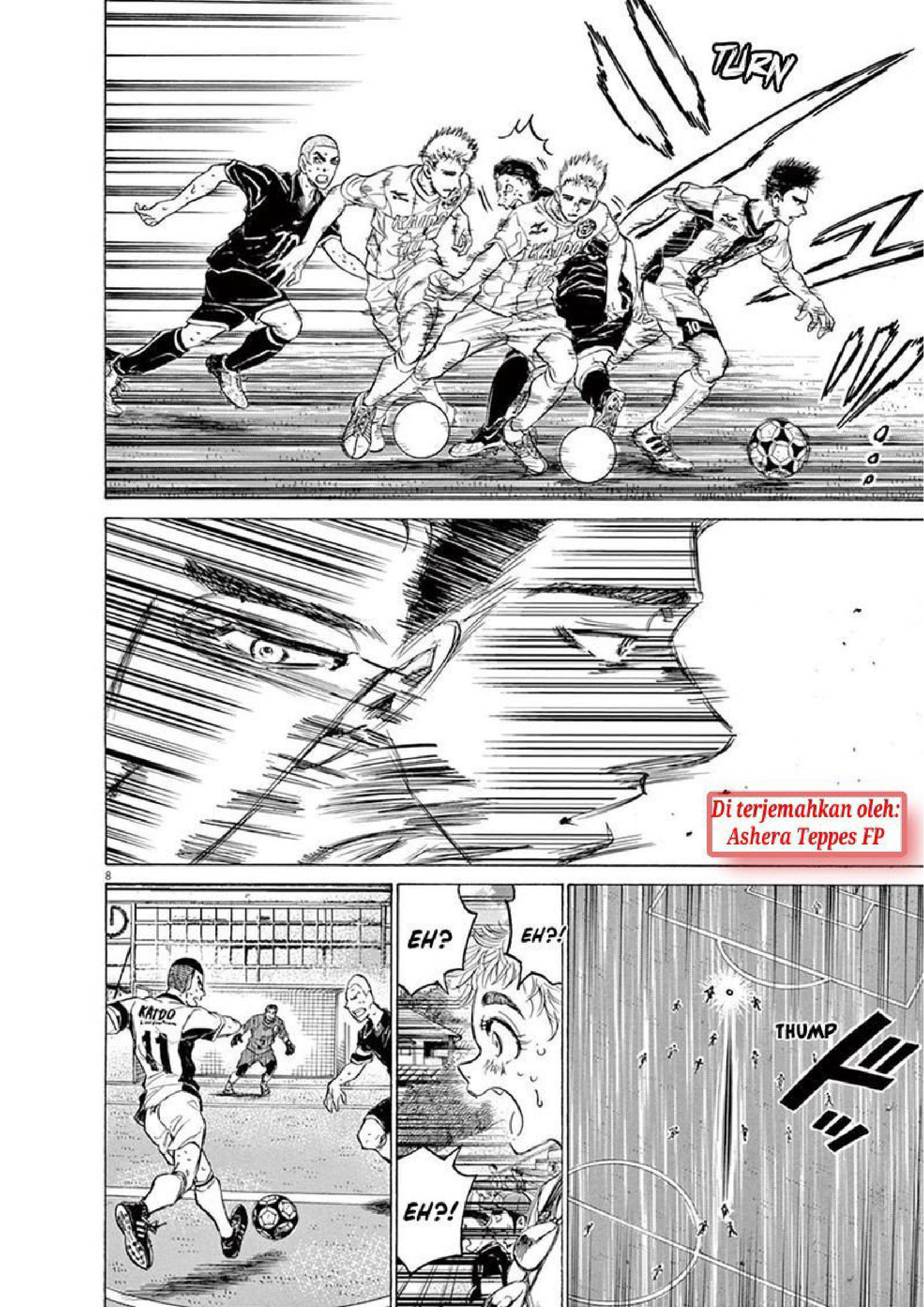 Ao Ashi Chapter 134 - halaman 9