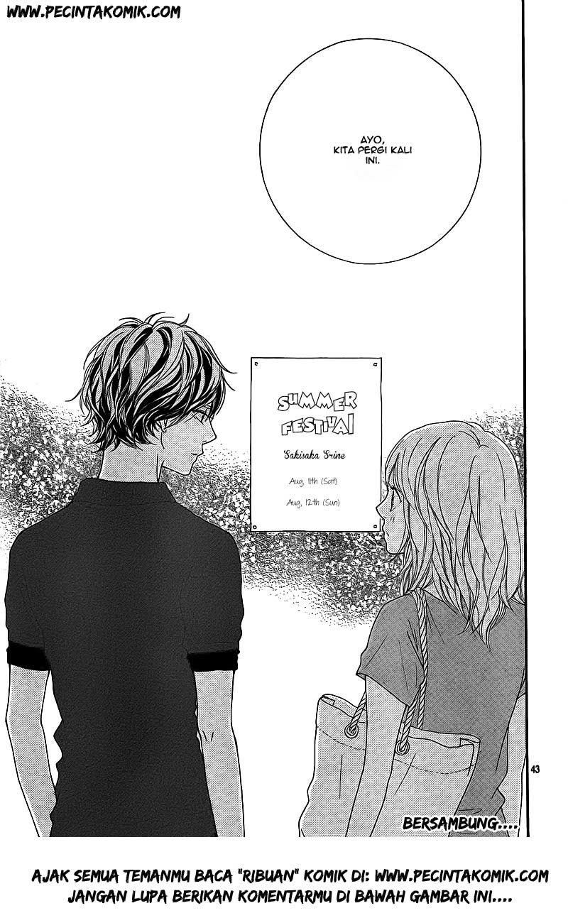Ao Haru Ride Chapter 15 - halaman 44