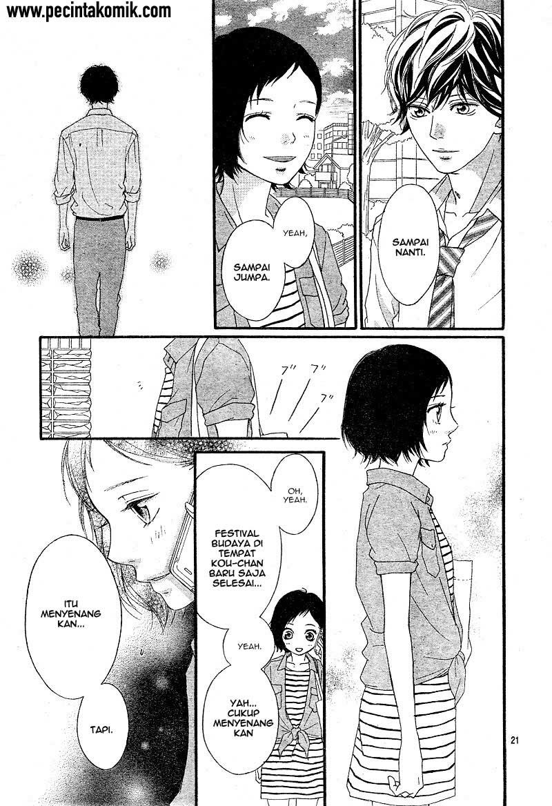 Ao Haru Ride Chapter 21 - halaman 22