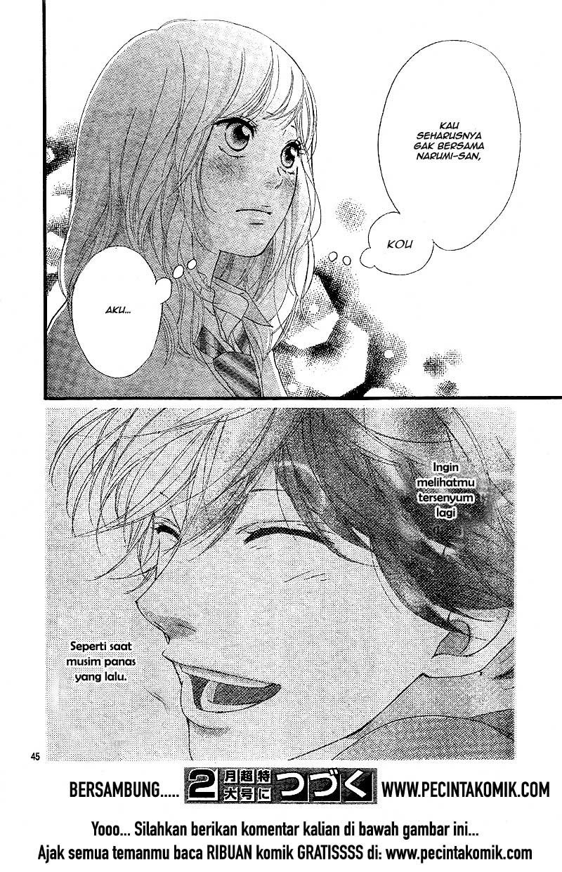 Ao Haru Ride Chapter 24 - halaman 44