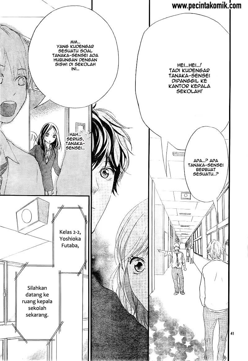 Ao Haru Ride Chapter 25 - halaman 42