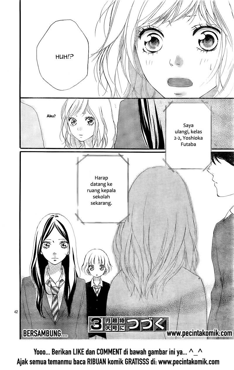 Ao Haru Ride Chapter 25 - halaman 43