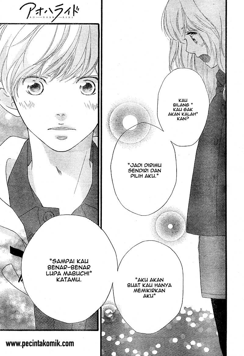 Ao Haru Ride Chapter 42 - halaman 35