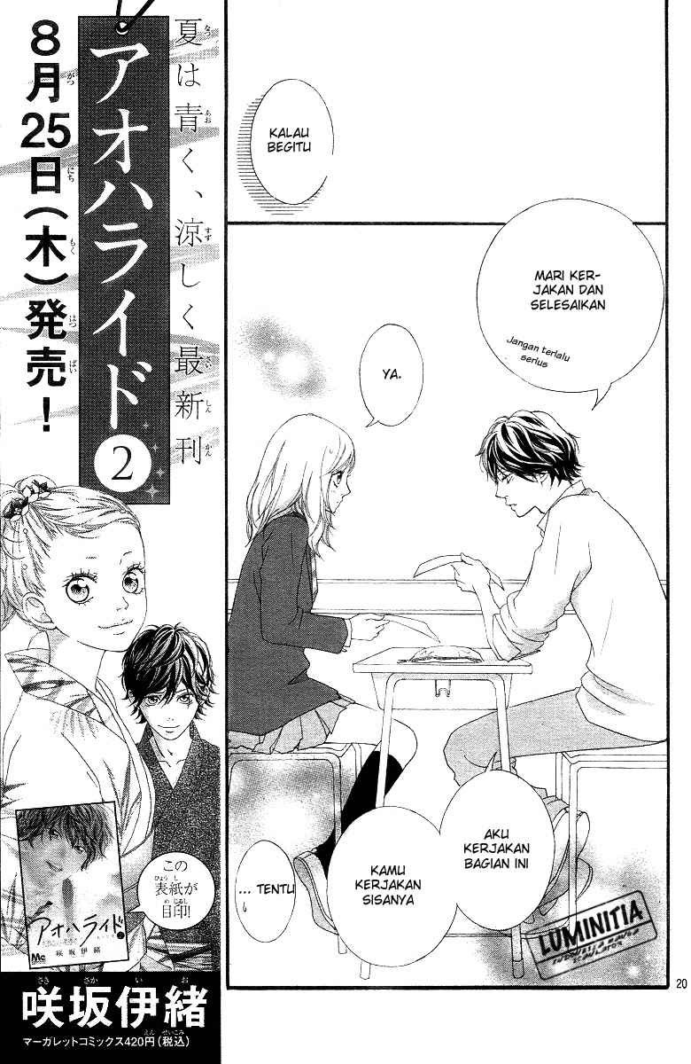 Ao Haru Ride Chapter 8 - halaman 20