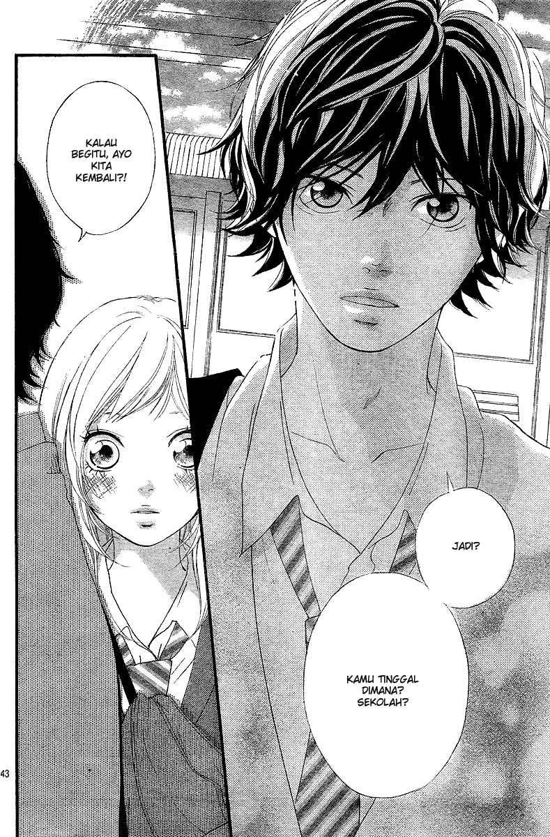 Ao Haru Ride Chapter 8 - halaman 43
