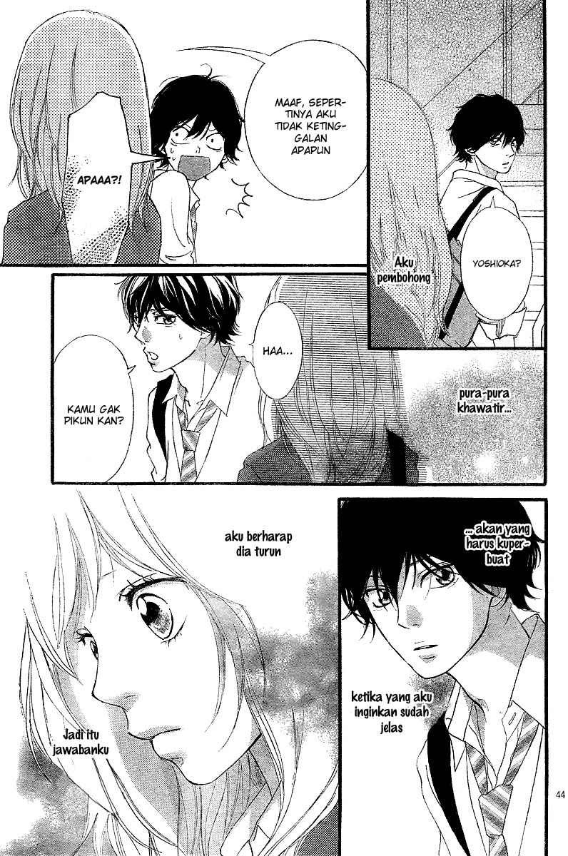 Ao Haru Ride Chapter 8 - halaman 44