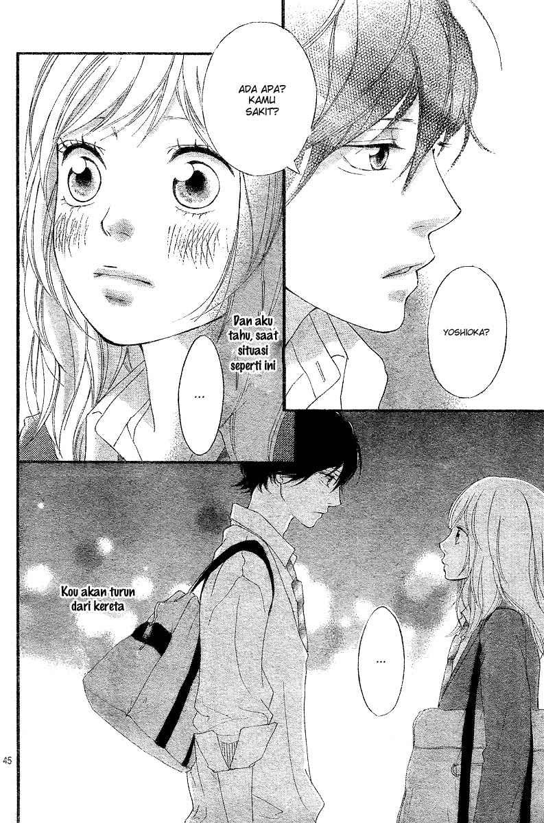 Ao Haru Ride Chapter 8 - halaman 45