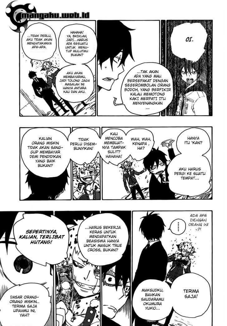 Ao no Exorcist Chapter 1 - halaman 21