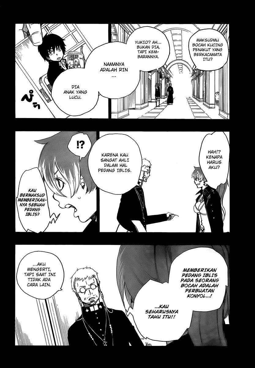 Ao no Exorcist Chapter 10 - halaman 17