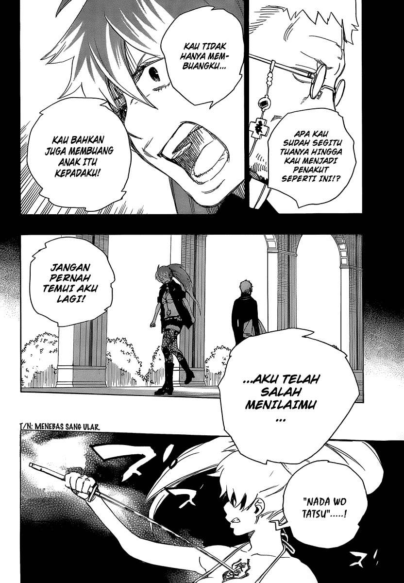 Ao no Exorcist Chapter 10 - halaman 19