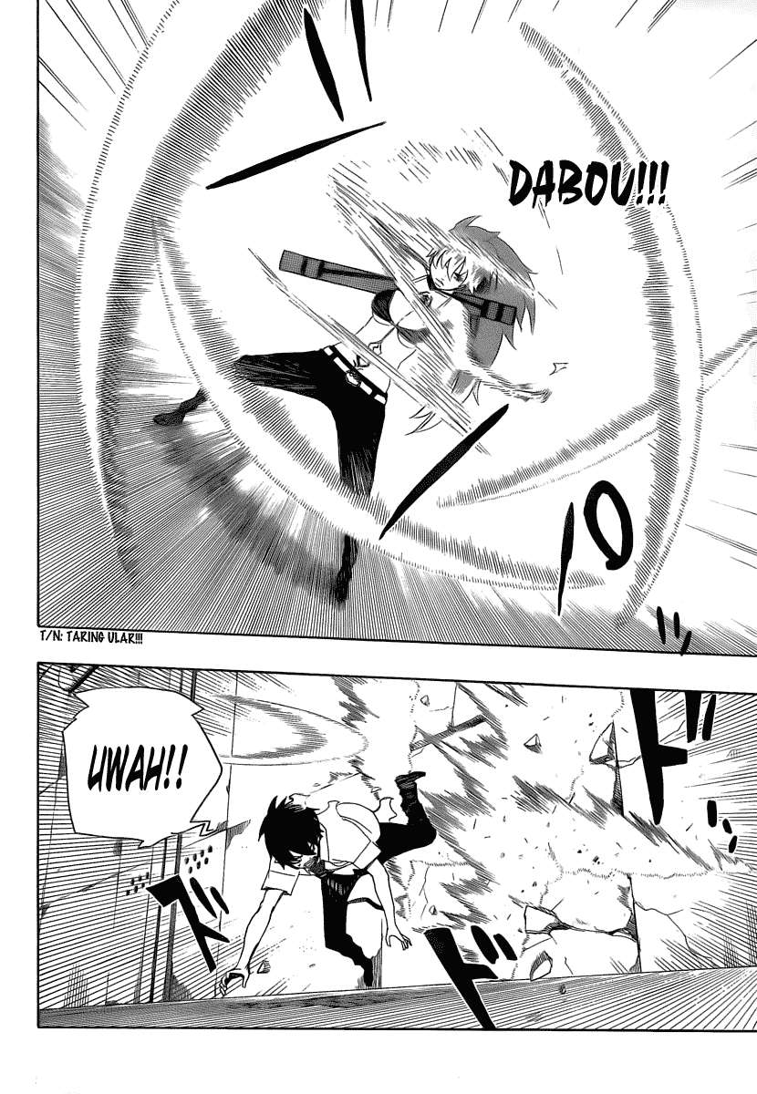 Ao no Exorcist Chapter 10 - halaman 23