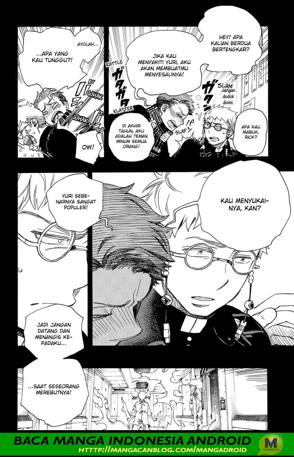 Ao no Exorcist Chapter 105 - halaman 16