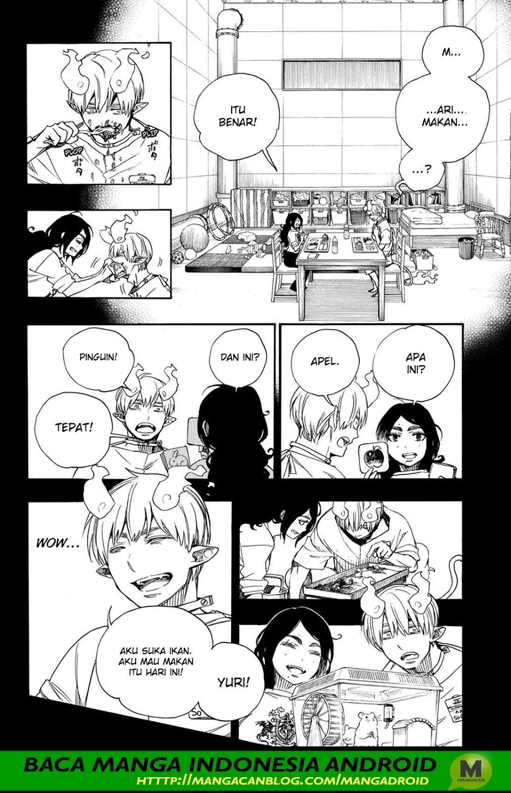 Ao no Exorcist Chapter 105 - halaman 20