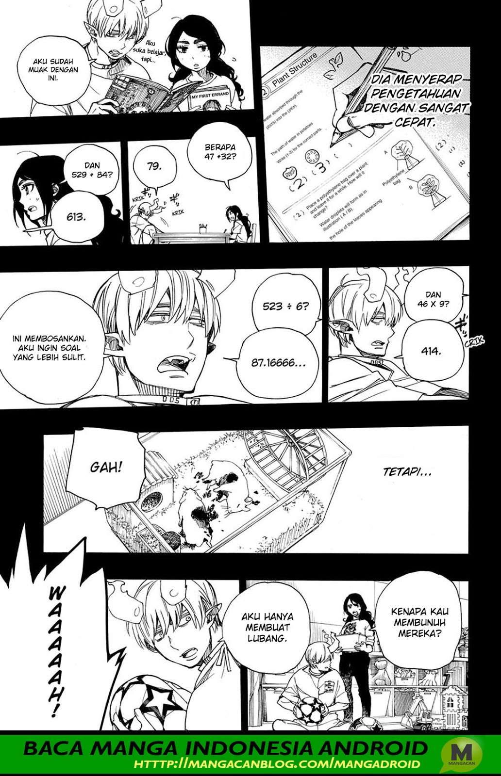 Ao no Exorcist Chapter 105 - halaman 21