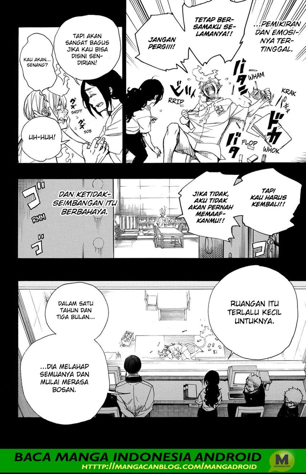 Ao no Exorcist Chapter 105 - halaman 22