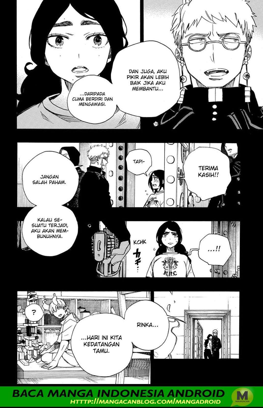 Ao no Exorcist Chapter 105 - halaman 24