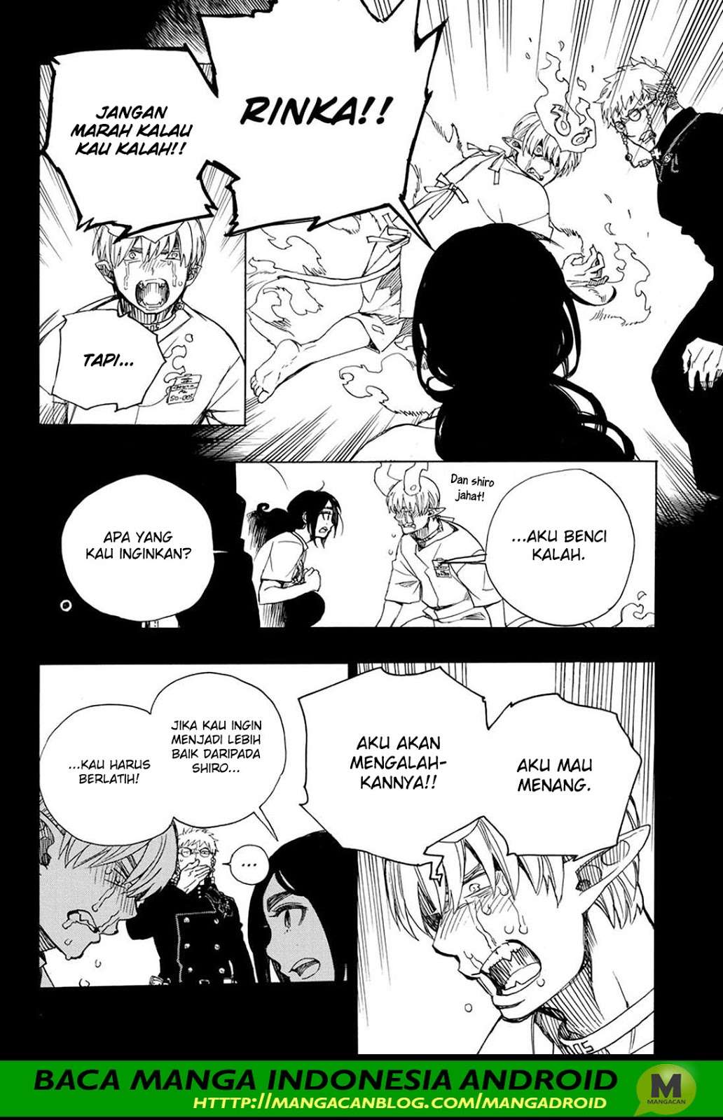 Ao no Exorcist Chapter 105 - halaman 28