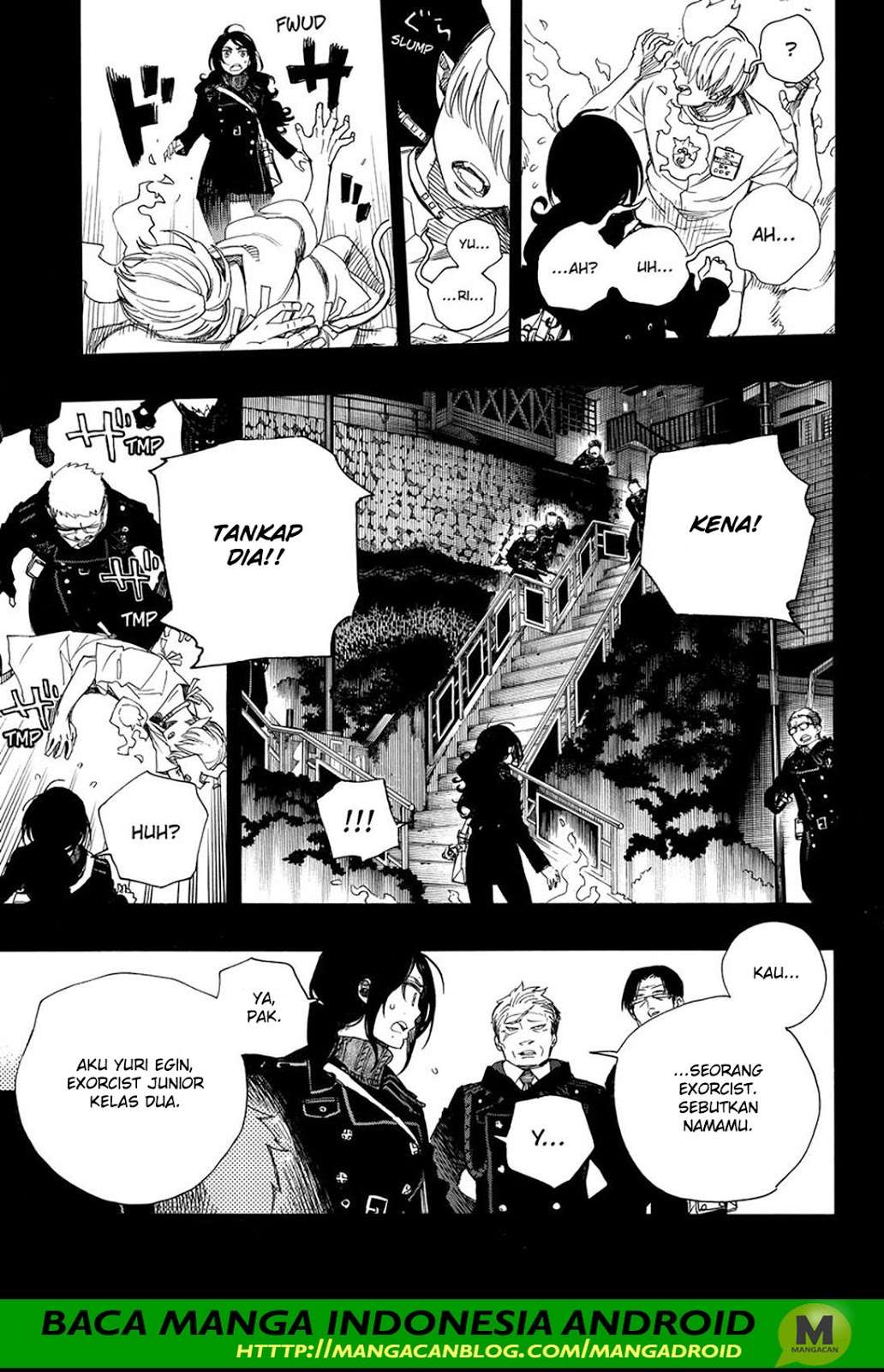Ao no Exorcist Chapter 105 - halaman 3