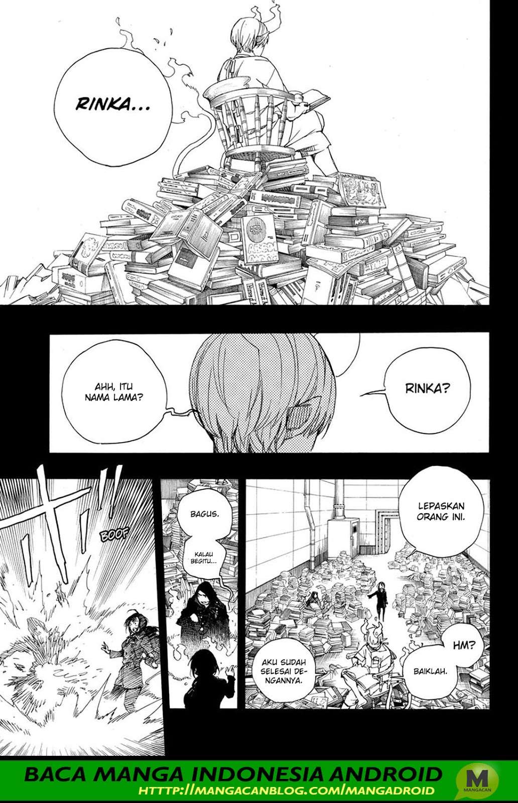 Ao no Exorcist Chapter 105 - halaman 33