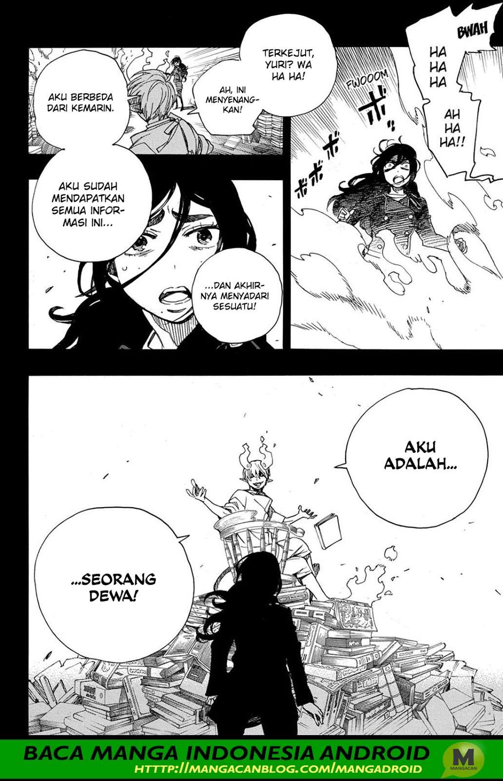 Ao no Exorcist Chapter 105 - halaman 34