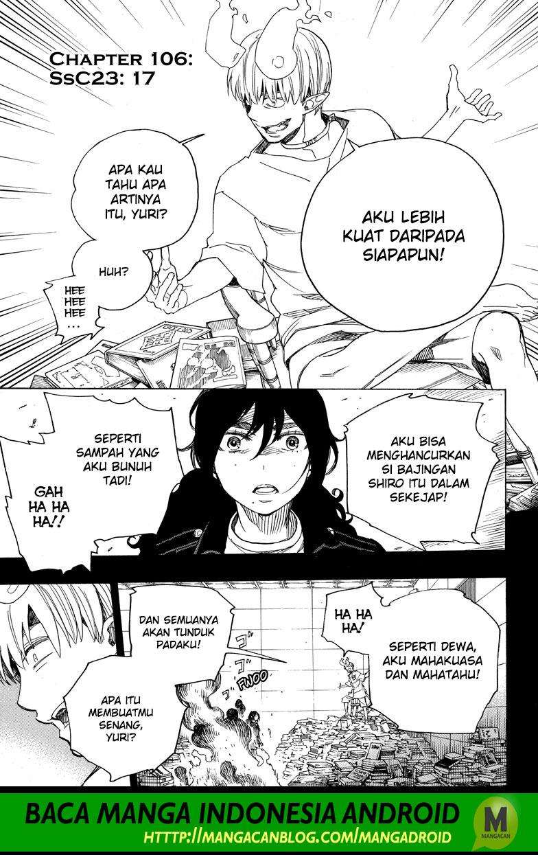 Ao no Exorcist Chapter 106 - halaman 1