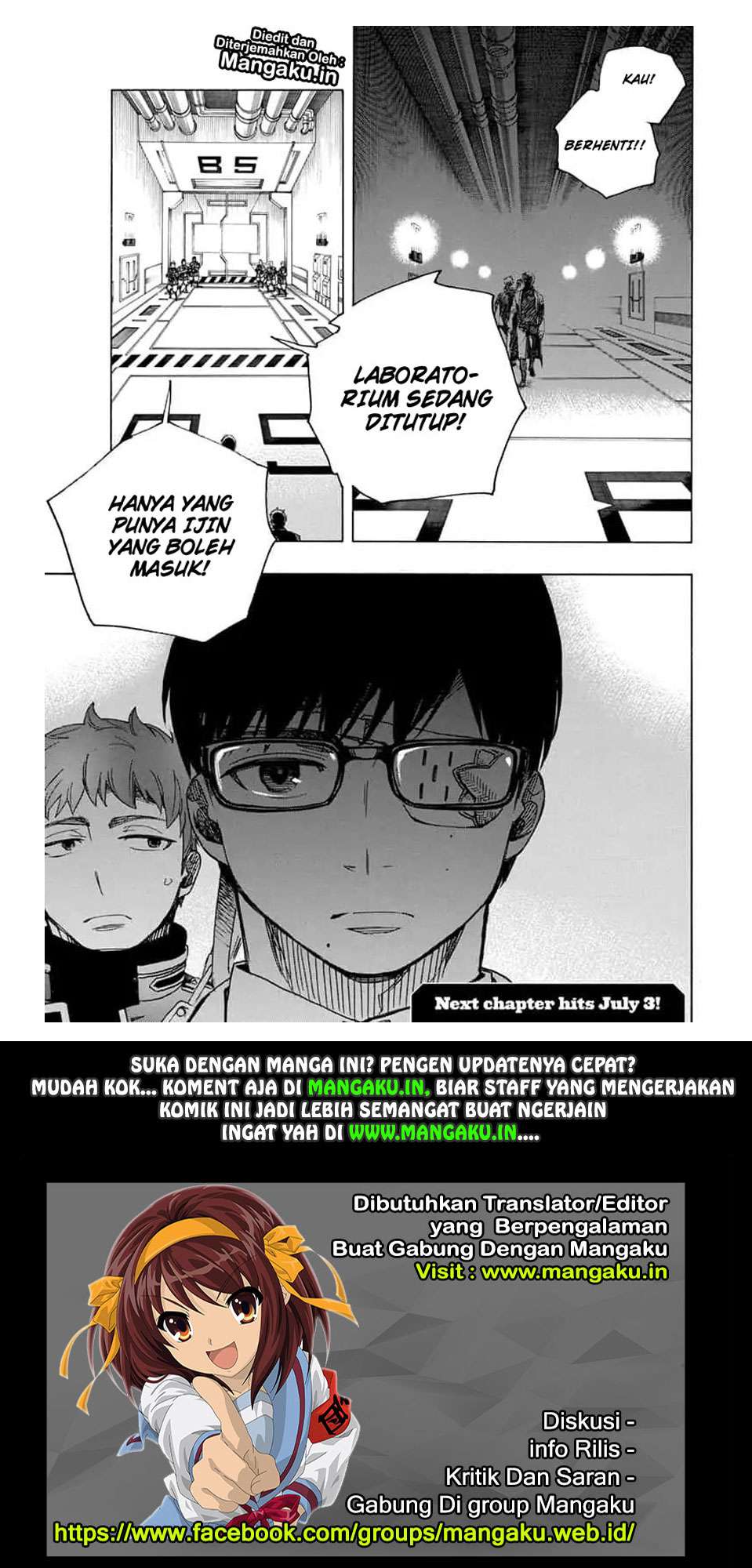 Ao no Exorcist Chapter 111 - halaman 36