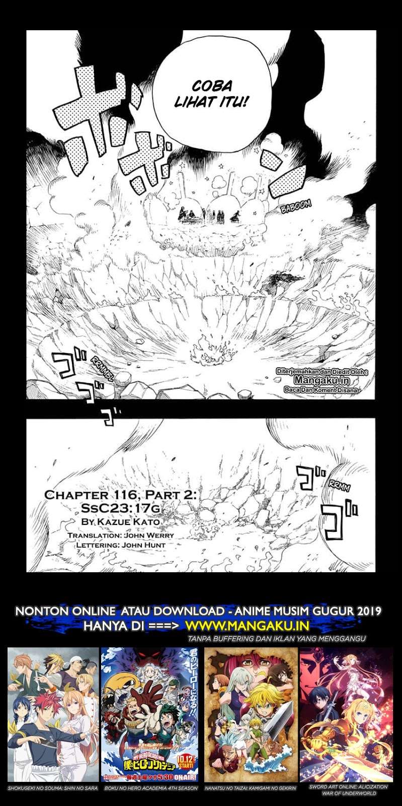 Ao no Exorcist Chapter 116.2 - halaman 2