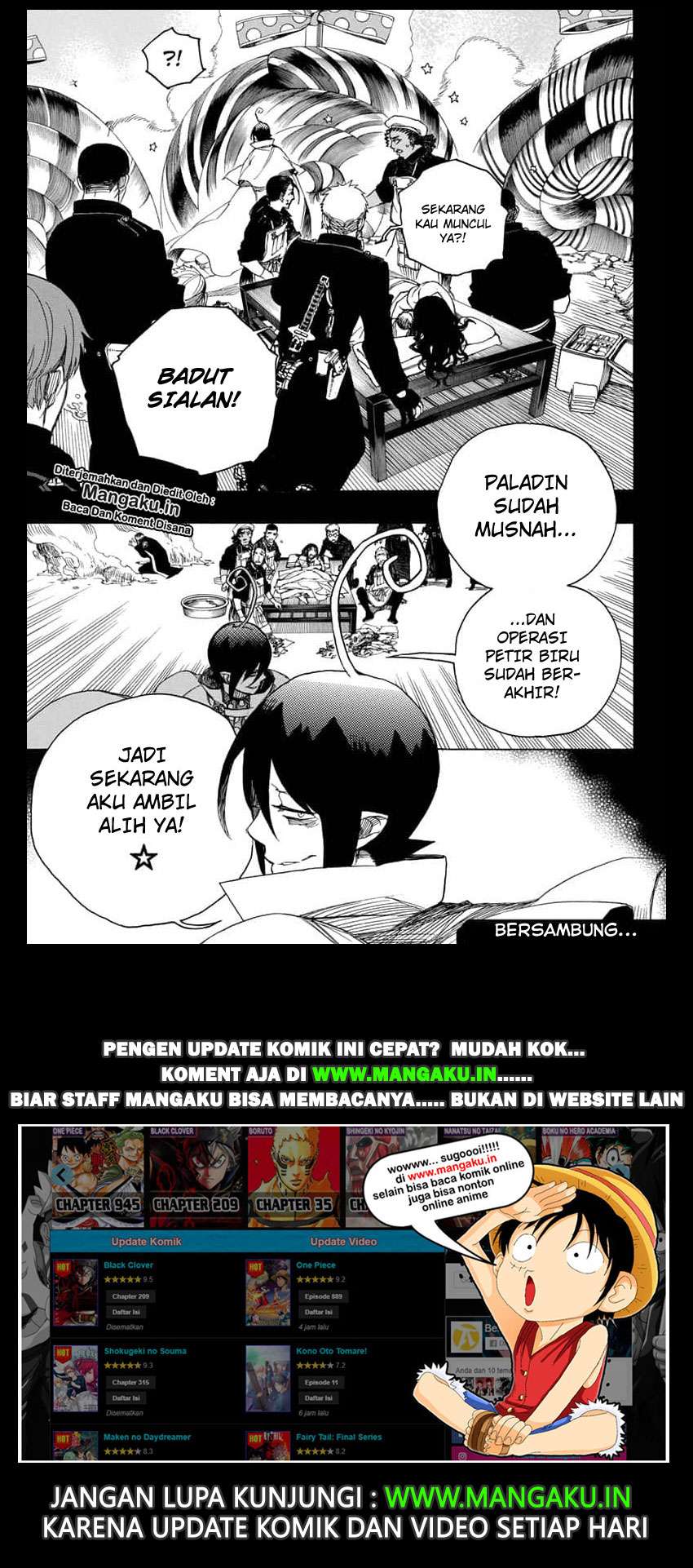 Ao no Exorcist Chapter 116 - halaman 16